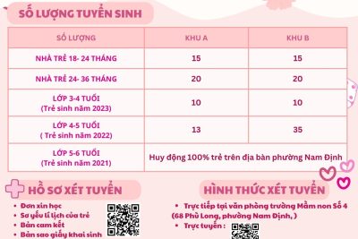  TUYỂN SINH NĂM HỌC 2026-2027