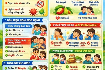 CHỦ ĐỘNG PHÒNG, CHỐNG DỊCH BỆNH DO VI RÚT NIPAH